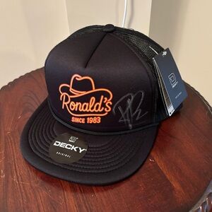 SIGNED AUTOGRAPHED Falling In Reverse Ronnie Radke Ronnie 1983 Trucker Hat